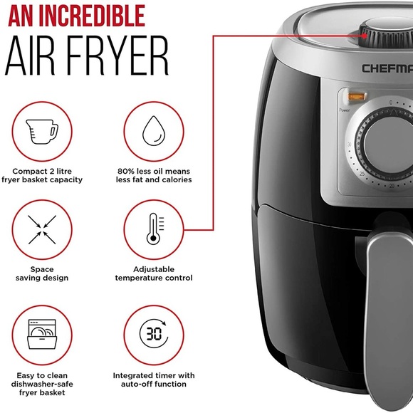 🖤 CHEFMAN AIR FRYER 🖤 - Picture 3 of 5